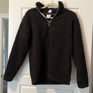 Pure Barre 1/4 zip Sherpa